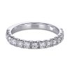 Fishtail - diamantring i platina