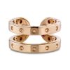 Symphony ring in rosé gold