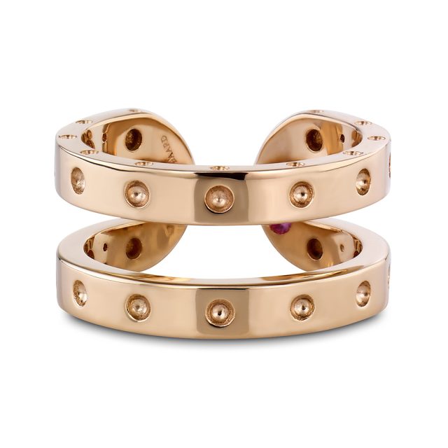 Symphony ring in rosé gold