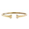 Pois Moi bracelet in yellow gold with diamonds around the head