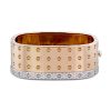 Pois Moi bracelet in white and rosé gold with diamonds