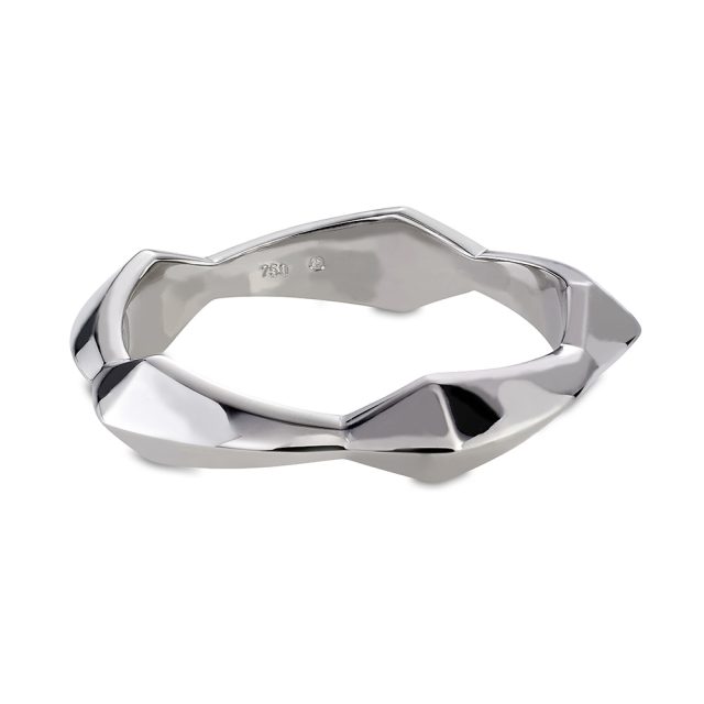 SPEAR single ring in white gold