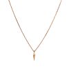 SPEAR necklace in rosé gold