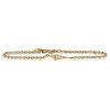 SPEAR bracelet in yellow gold with diamonds