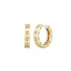 Symphony small earrings in yellow gold