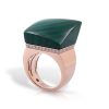 Sauvage Privé ring med malakitt og diamanter