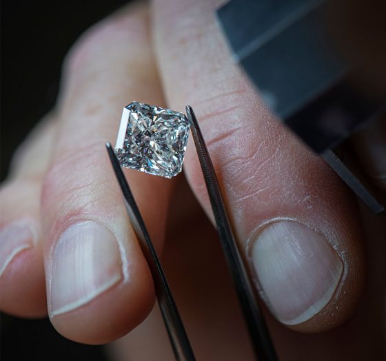 Radiantslipt diamant