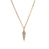 SPEAR medium pendant in yellow gold