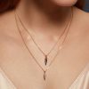 SPEAR medium pendant in yellow gold