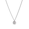 Anheng i hvitt gull med diamant i sariefatning