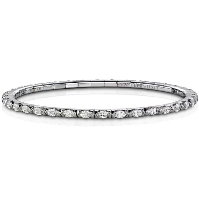 Bracelet New Tennis with marquise cut diamonds
