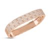 Poi Moi Armring dobbel i 18kt. roségull med briljanter