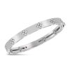 Love in Verona bangle large in 18kt. white gold with diamonds