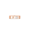Poi Moi ring i 18kt. roségull med 8 briljanter