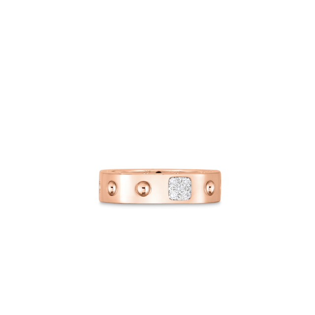Poi Moi ring i 18kt. roségull med 8 briljanter