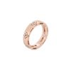 Love in Verona ring small in 18kt. rose gold with diamonds