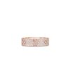 Love in Verona ring large in 18kt. rose gold with diamonds