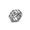 Poi Moi ring bred i 18kt. hvitt gull