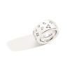 Iconica ring stor i 18kt. hvitt gull med 24 briljanter 0,8ct.
